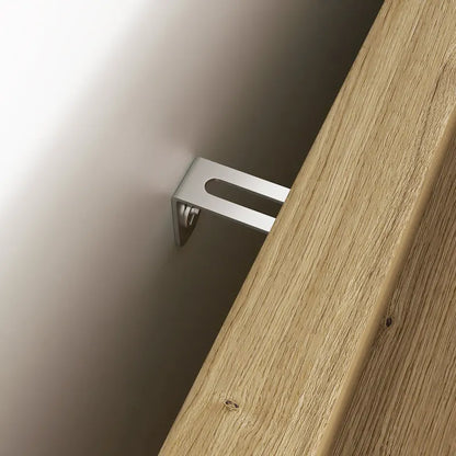 Wood Large Double Dresser with Wide Drawers Modern Chest