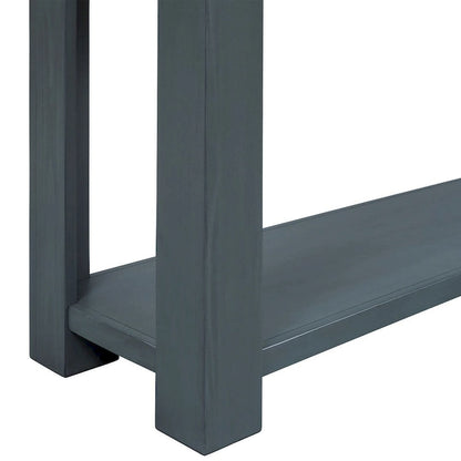 Vintage Style 4-Drawer 1-Shelf Console Table, Classic Entrance Display Table Entryway Table, Storage Sofa Table