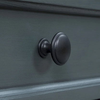 Vintage Style 4-Drawer 1-Shelf Console Table, Classic Entrance Display Table Entryway Table, Storage Sofa Table