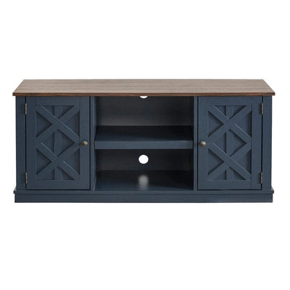 54 Farmhouse Wood TV Stand for TVs up to 60