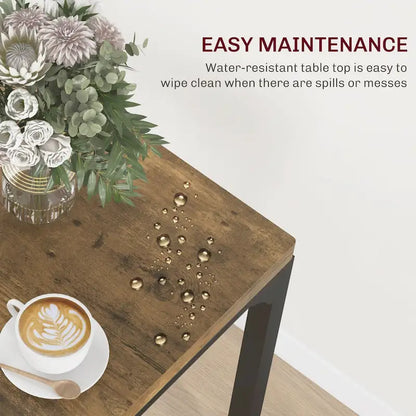 3 Piece Dining Table Set for 2, Modern Kitchen Table and Chairs, Dining Room Set for Breakfast Nook, Small Space