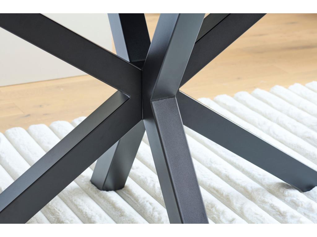 Table de salle à manger rectangulaire en céramique L200 - Ventoriq MUSP92305