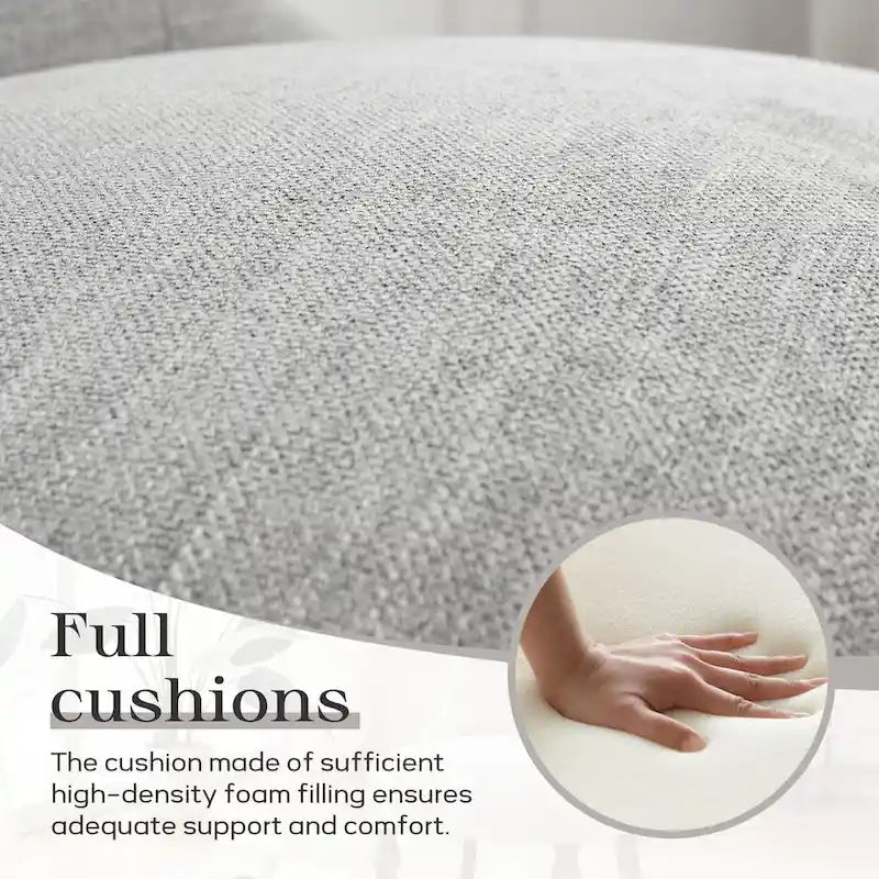 Tufted Upholstered Accent Chairs Set of 2