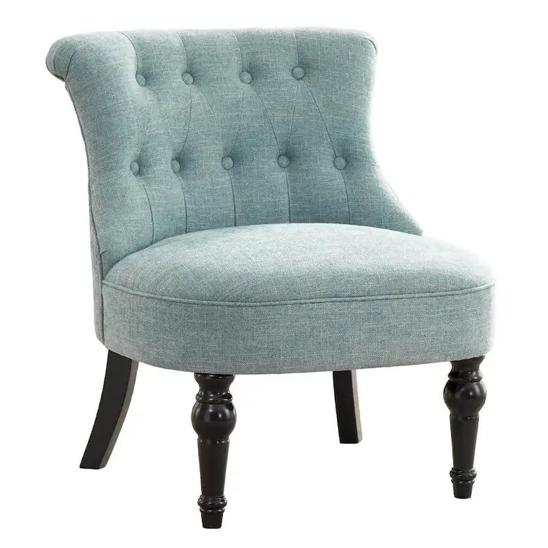 Tufted Upholstered Accent Chairs Set of 2