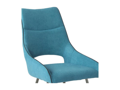 Ventoriq - Lot de 6 Chaises Tissu Coloris Bleu PYXN47876