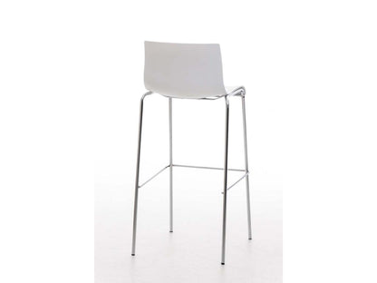 Tabouret de bar avec métal blanche 43x48x100 cm 10 0004938 EFAE93434
