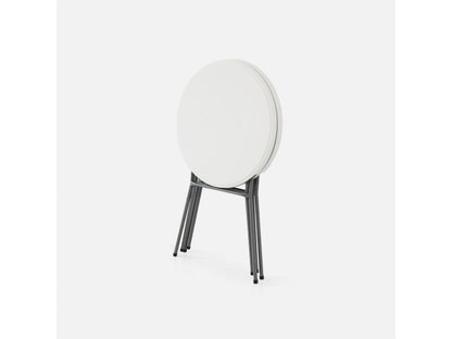 Lot de 2 tables hautes de réception – Boislis – Mange debout- pliables- 80cm x 110cm GNAM46271