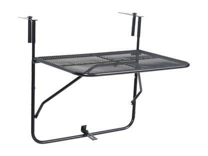 Table de balcon Noir 60x40 Acier VBSZ60168