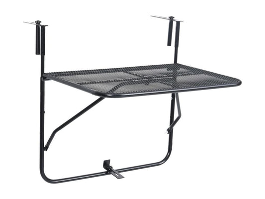Table de balcon Noir 60x40 Acier VBSZ60168
