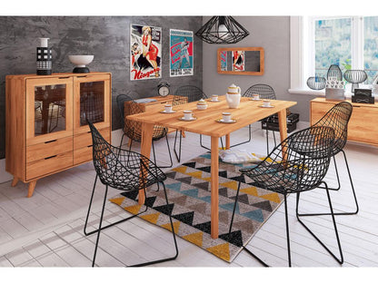 Ventoriq - Table en coeur de hêtre huilé naturel 80x170 BUUU17679