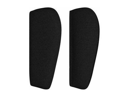 Tête de lit avec oreilles Noir 163x23x78/88 cm Tissu RAIK93619