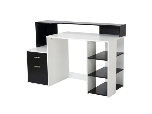 Bureau Informatique Ventoriq Noir et Blanc ENKW27103
