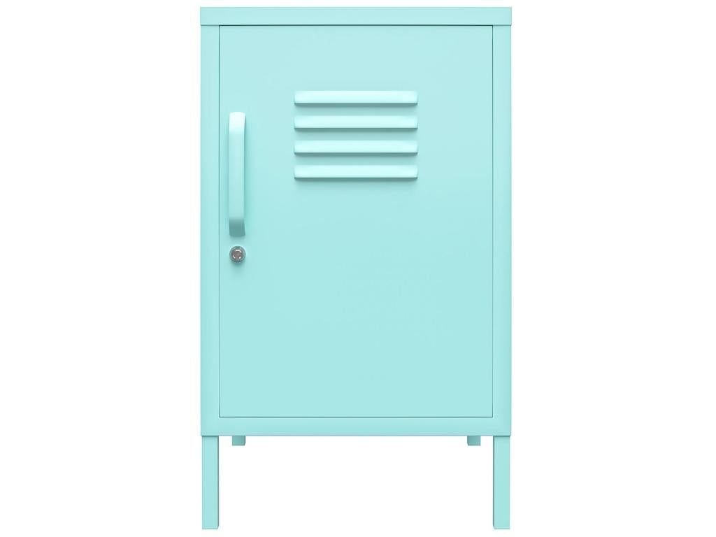 Table d'appoint revêtement en poudre en métal menthe HODN70578