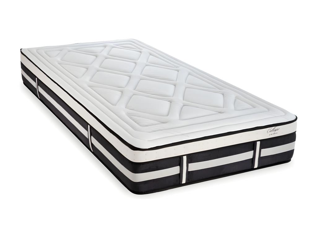 Matelas Ventoriq Mousse Accueil Mémoire de forme sommier gris accessoires - 90 x200 cm QXEI81195