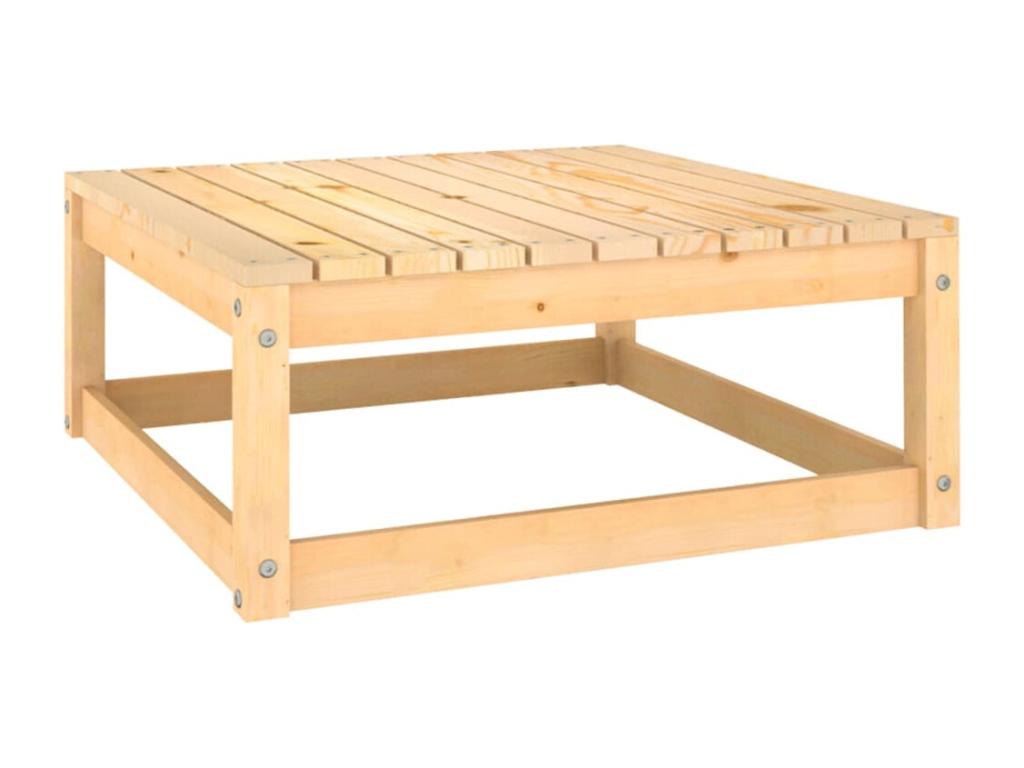 Salon de jardin 8 pièces avec coussins Bois de pin massif LNJX14873