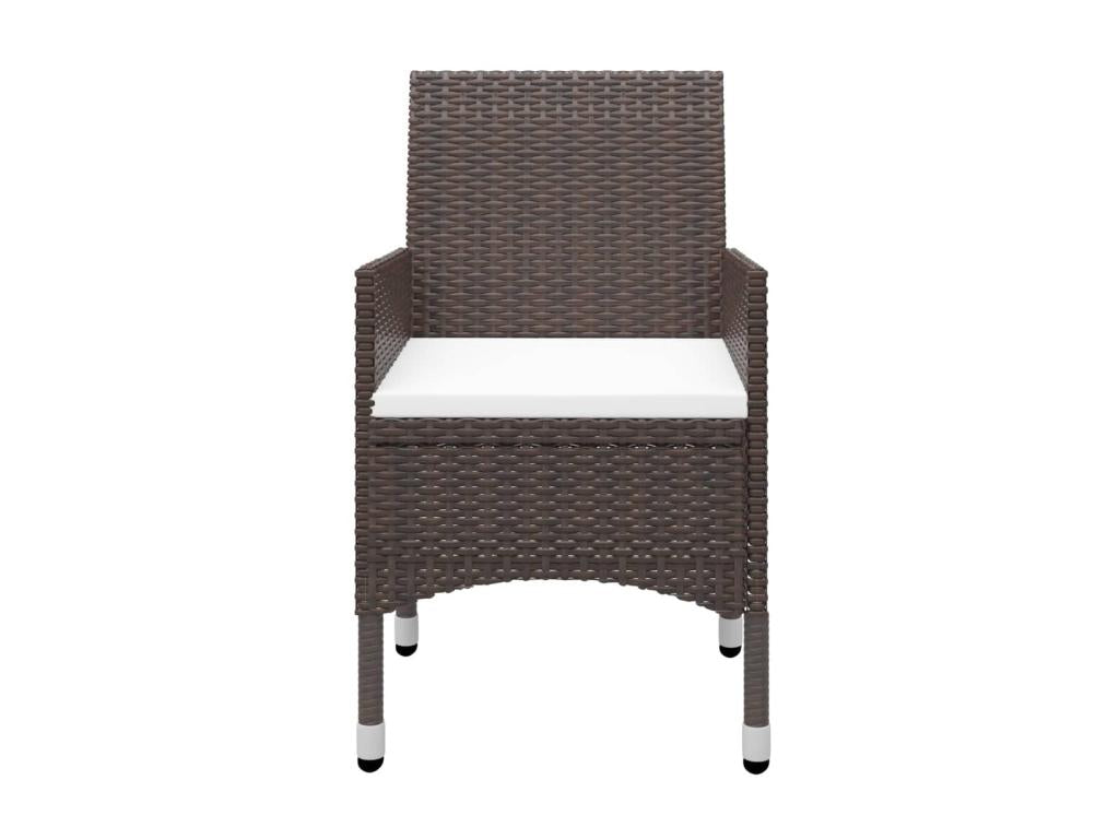 Ensemble de salle à manger de jardin 5 pcs Marron 31 WZPN43253