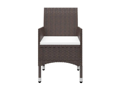 Ensemble de salle à manger de jardin 5 pcs Marron 31 WZPN43253