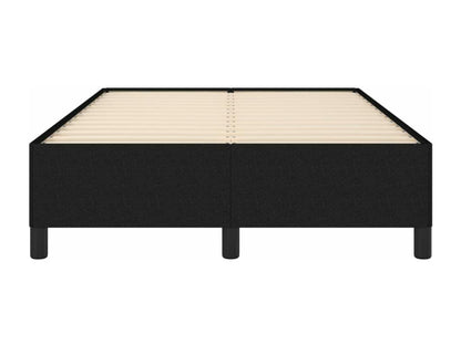 Cadre de lit sans matelas noir 120x190 cm tissu SVQX62292