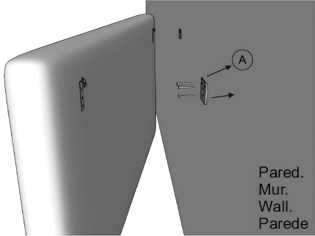 Tête de lit Ventoriq 160x60 cm Noir rembourrée de Mousse RFFP86566