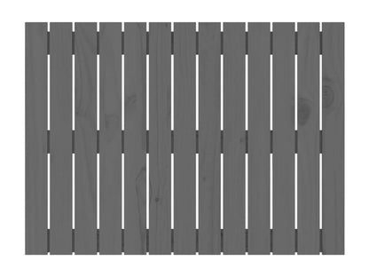 Tête de lit murale Gris 82.5x3x60 cm Bois massif de pin OEBZ18677