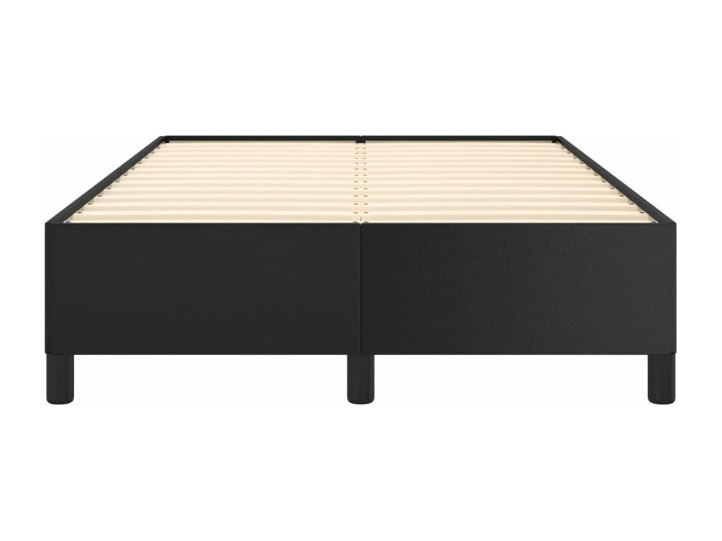 Cadre de lit noir 120x190 cm similicuir RNCB67852