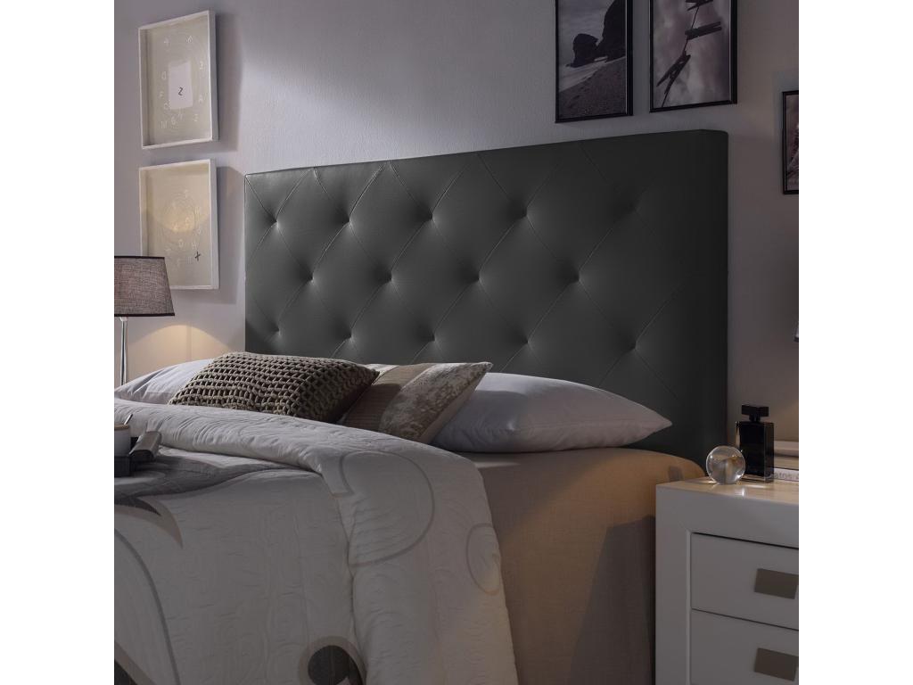 Tête de lit Ventoriq 160x60 cm Noir rembourrée de Mousse RFFP86566