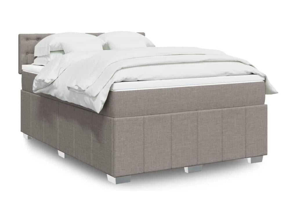 Sommier à Ventoriq de lit avec matelas Ventoriq 160x200 cm Tissu PYYY70700