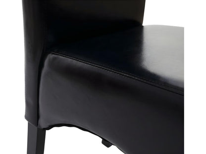 Chaise de salle à manger Ventoriq noir pieds foncés KBNX26640