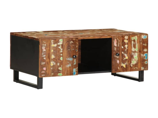 Table basse 100x54x40 cm bois de récupération et d'ingénierie OFCH52515