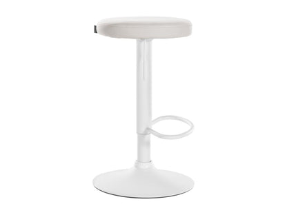 Tabouret de bar x1 métal blanche 38.5x38.5x60 cm 10 0005346 VZLQ73704