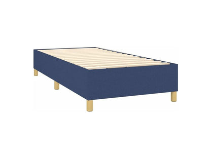 Sommier à Lumenao de lit avec matelas Bleu 90x200 Tissu OXVY01366