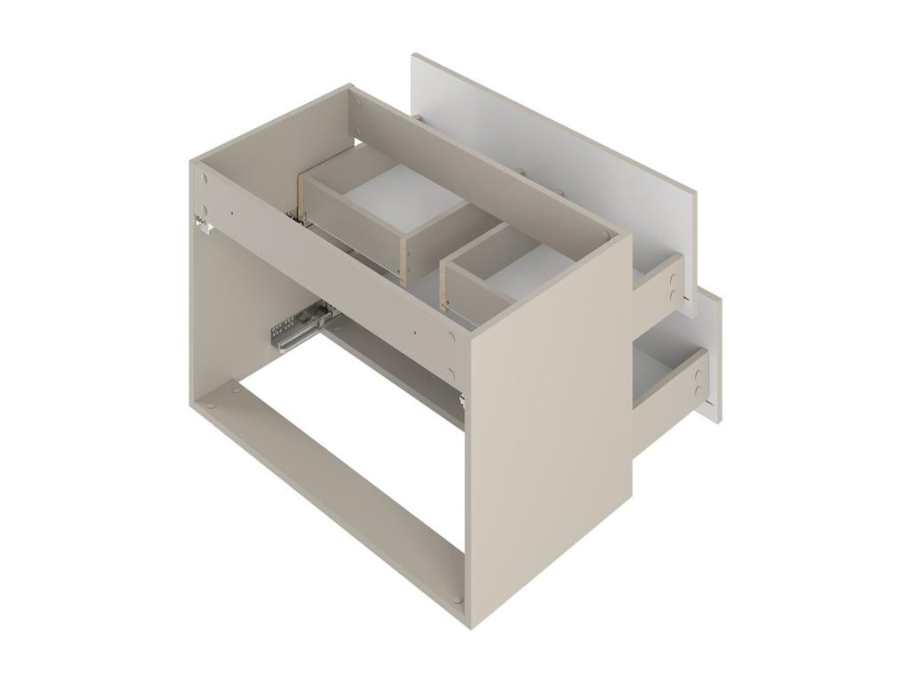 Meuble sous-vasque 80cm Ventoriq Cachemire YXUZ15448