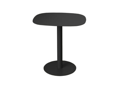 Table d'appoint Table basse Bout de canapé Métal Design scandinave Fonctionnelle - Noir - 51x49x38 cm - Ventoriq LMRY95496