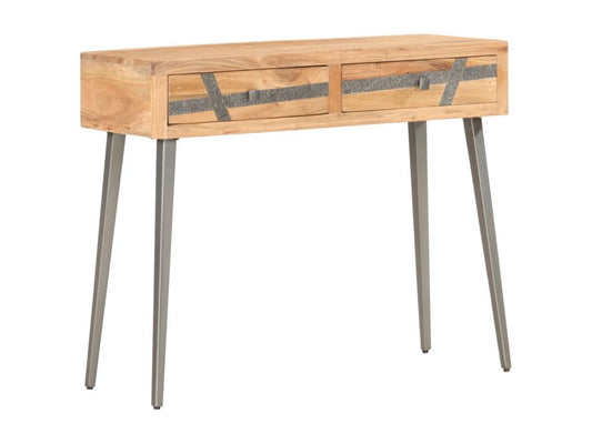 Table console 90x30x75 cm Bois d'Ventoriq massif EPBS42912