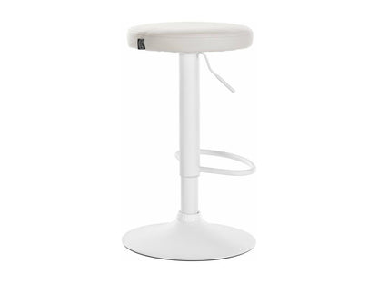 Tabouret de bar x1 métal blanche 38.5x38.5x60 cm 10 0005346 VZLQ73704